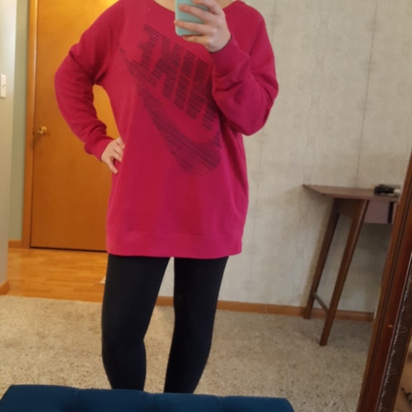 oversized tunic sweatshirt